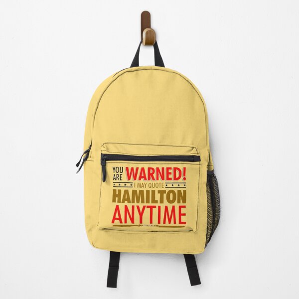Item preview, WARNING! I may quote Hamilton anytime (quote musical fan gift, broadway fan gift, singer gift, rapper gift, hamilfan gift, hamilnerd gift) Yellow designed and sold by frikybomb.