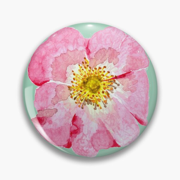 Item preview, Pop art field rose | Floral hand-painted art designed and sold by DarinaDrawing.