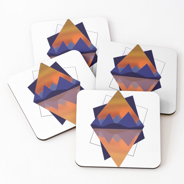 Item preview, Geometric Sunset designed and sold by doodle189.