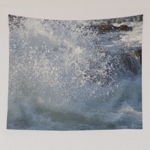 Item preview, Sea Wave Breaking Sea Foam Roks designed and sold by worldways.
