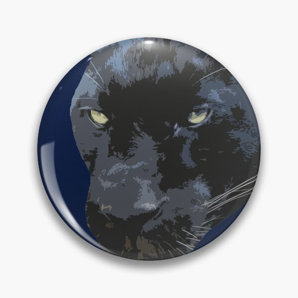Item preview, Black Leopard Head  designed and sold by WildandDivine.