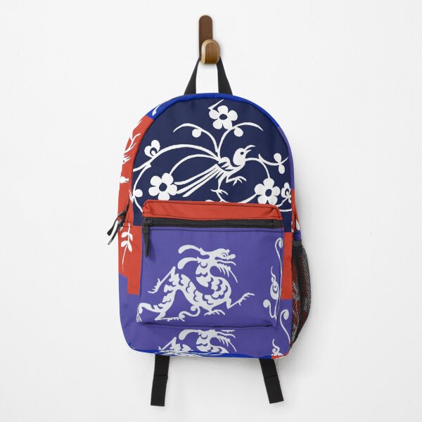 Item preview, FANTASTIC ANIMALS DRAGON,SNAKE,BIRD,BUTTERLY RED BLUE WHITE FLORAL designed and sold by BulganLumini.