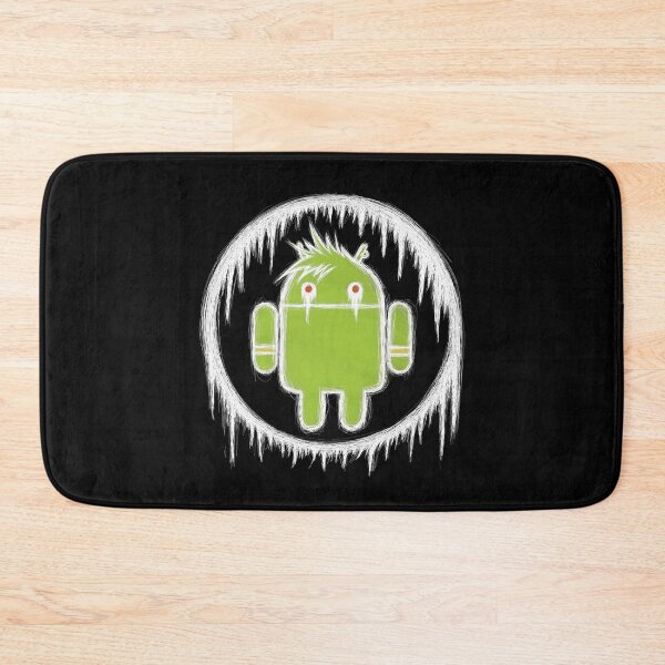 Item preview, Android logo digital painting gothic emo sketch white outline with color designed and sold by sfantujimmy.