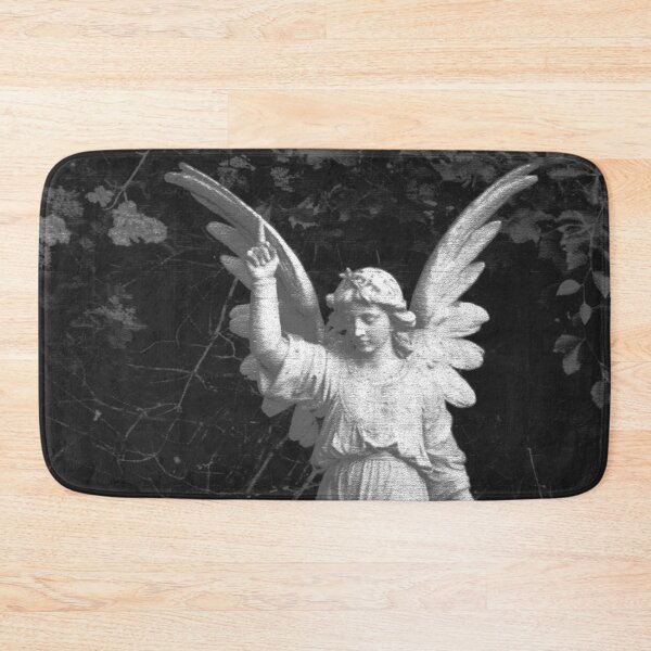 Item preview, Black And White Angel Statue designed and sold by WildandDivine.