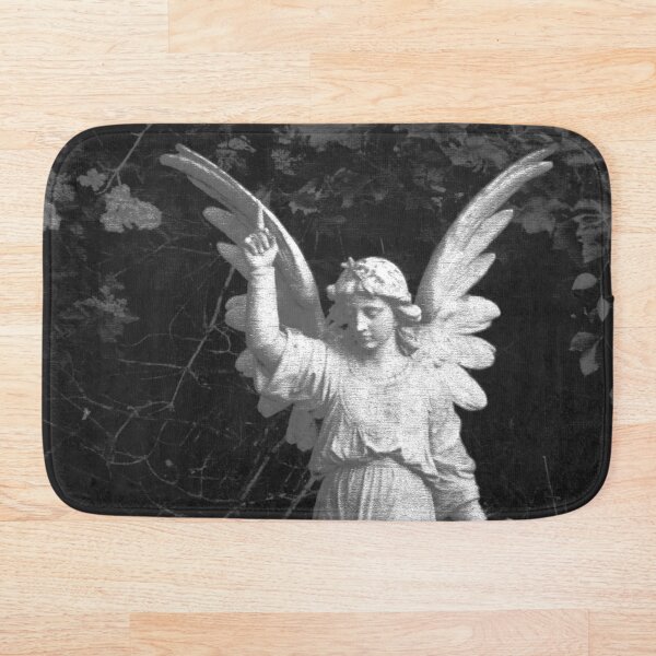 Item preview, Black And White Angel Statue designed and sold by WildandDivine.