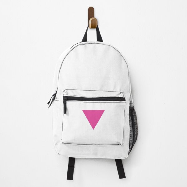 Item preview, Gay Pride - Pink Triangle on White designed and sold by ShowYourPRIDE.