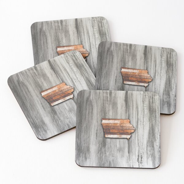 Item preview, Iowa State Shape Rustic designed and sold by Jared Davies.