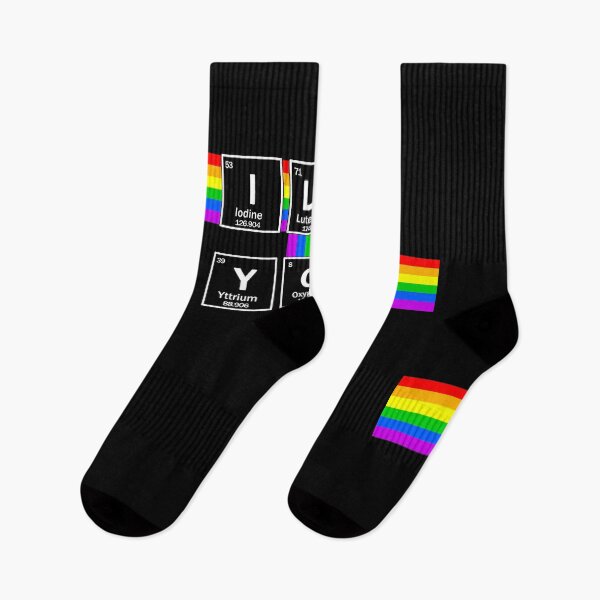 Item preview, I LOVE YOU chemical elements and LGBT flag colors designed and sold by patriotazx.
