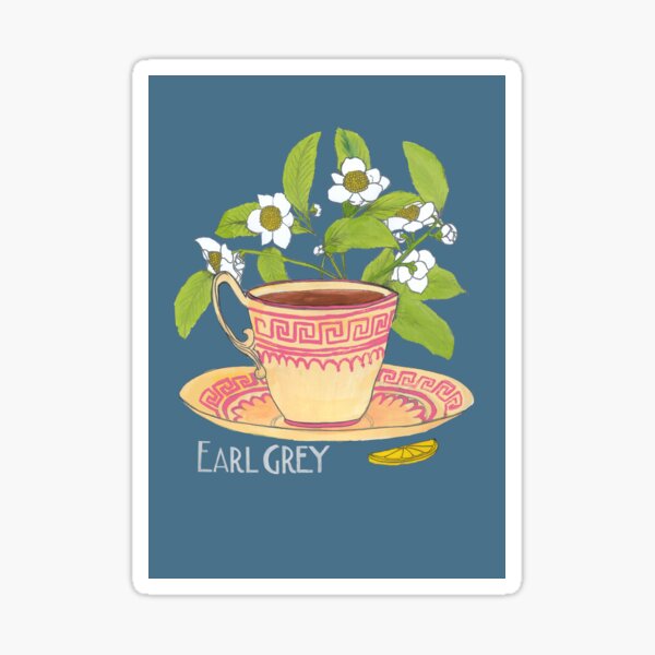 “Earl Grey tea” Sticker by francesrosey | Redbubble