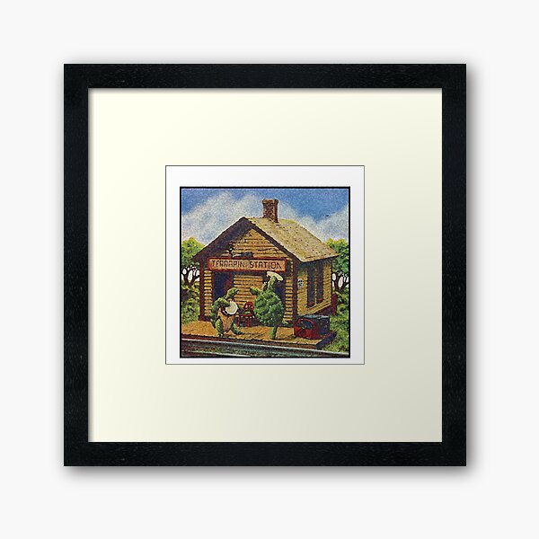 Grateful Dead Terrapin Station Watercolor Design Framed Art Print