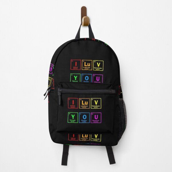 Item preview, I LOVE YOU chemical elements and LGBT flag colors designed and sold by patriotazx.