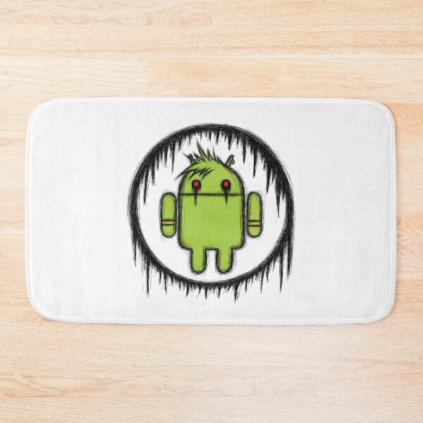 Item preview, Android logo digital painting gothic emo sketch black outline with color designed and sold by sfantujimmy.