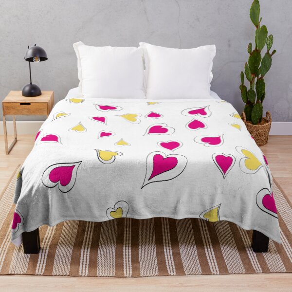 Item preview, Pink and Yellow Hearts designed and sold by Fireflies2344.