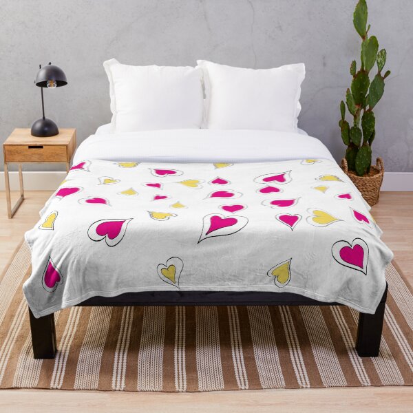 Item preview, Pink and Yellow Hearts designed and sold by Fireflies2344.