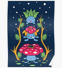 Kanto Forest Poster