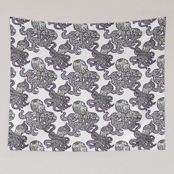 Item preview, Henna Octopus-Purple designed and sold by KassyKeppol.
