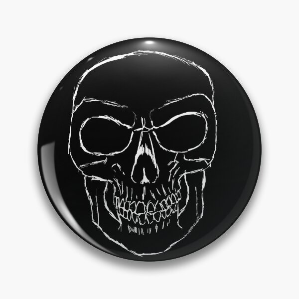 Item preview, White Skull Outline  designed and sold by Madmut.