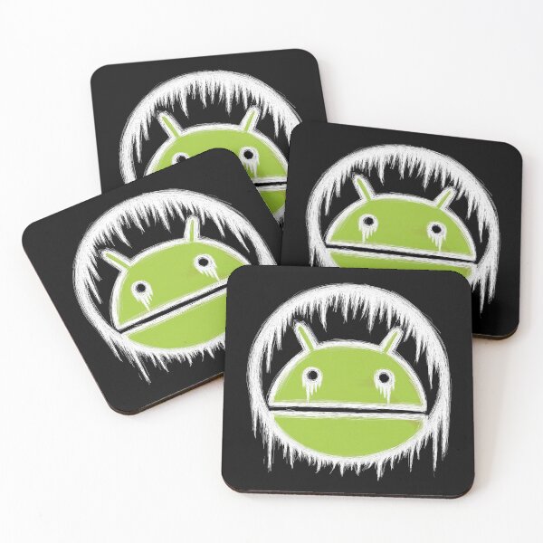 Item preview, Android logo face emo sketch white outline with color designed and sold by sfantujimmy.