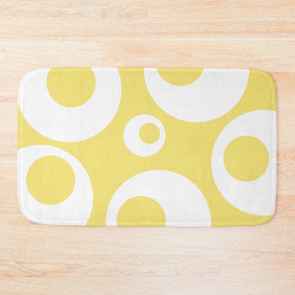 Item preview, Pastel yellow and white round and round, minimal and timeless designed and sold by HTPOP.
