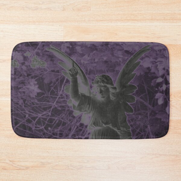 Item preview, Dark Purple and Black Angel Statue designed and sold by WildandDivine.
