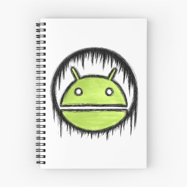 Item preview, Android logo face sketch black outline with color designed and sold by sfantujimmy.