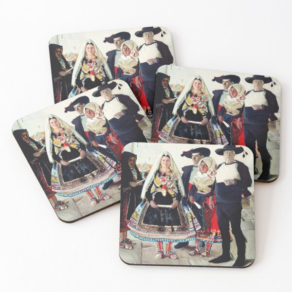 Item preview, Joaquín Sorolla - Typical Lagarterans or Lagarteran BrideShare designed and sold by Impressionist Masters.
