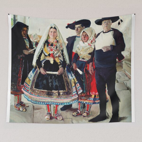 Item preview, Joaquín Sorolla - Typical Lagarterans or Lagarteran BrideShare designed and sold by Impressionist Masters.