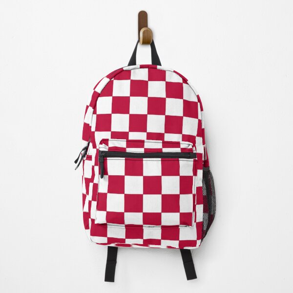 Item preview, Japanese National Colors | Plaid Pattern - Crimson and White designed and sold by Dator-Abstracts.