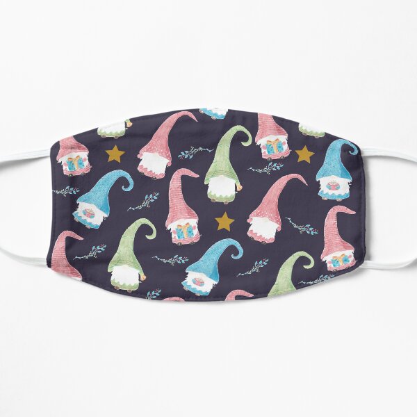 Modern Swedish Gnomes Pattern Mask