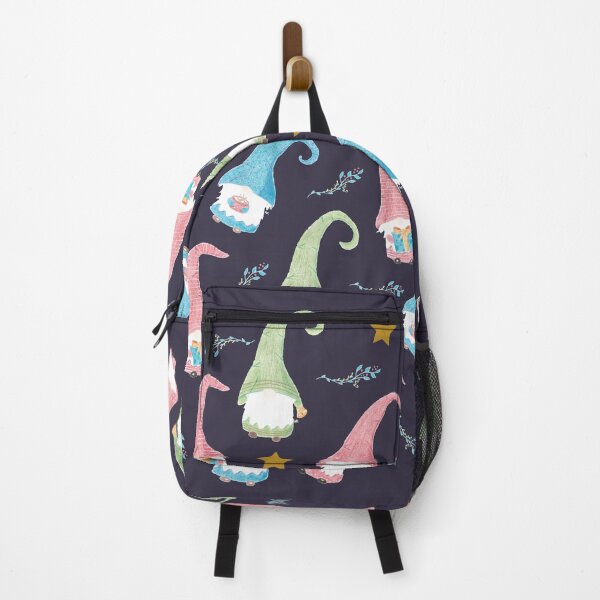Modern Swedish Gnomes Pattern Backpack