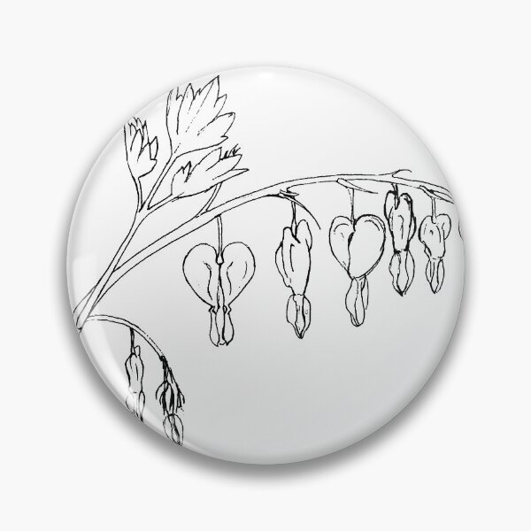 Item preview, Bleeding Hearts Botanical Drawing designed and sold by Emily Bickell.