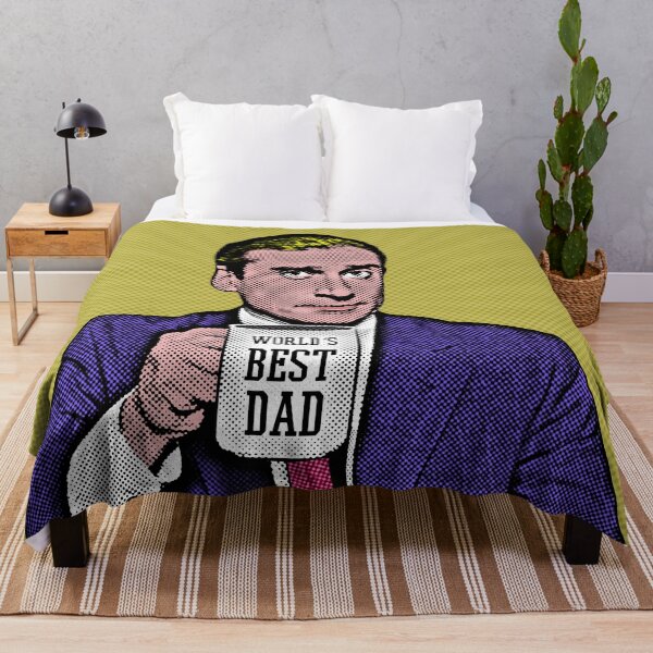 Item preview, Fathers Day Worlds Best Dad The Office Pop art Michael Scott designed and sold by shepherdstore.