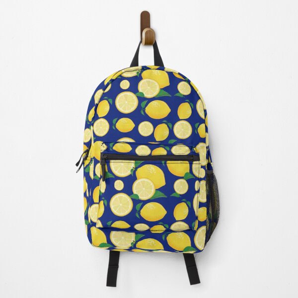 Item preview, Cute Lemon Yellow Blue Fruit Pattern designed and sold by Epic Love Designs.