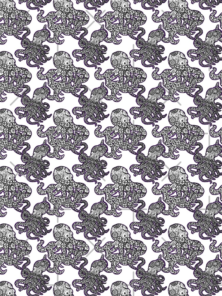 Disover Henna Octopus-Purple Leggings