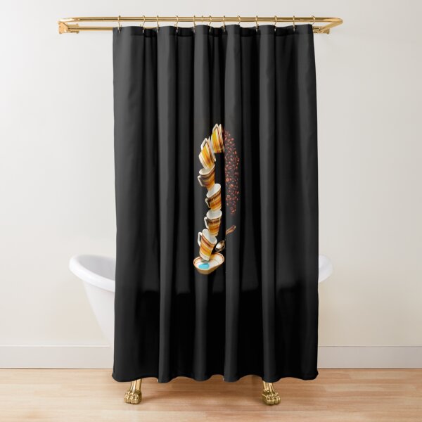 Tumbling Cups Shower Curtain