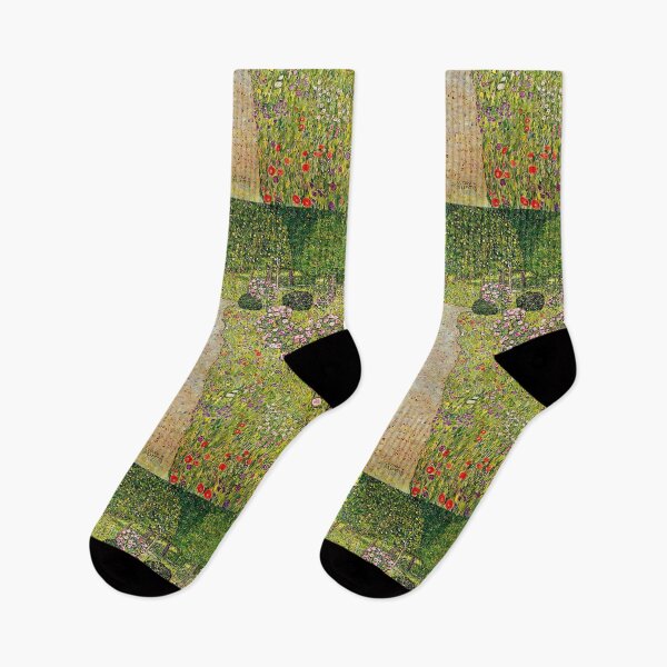 Item preview, Gustav Klimt - Orchard With Roses - Beautiful floral landscape designed and sold by NewNomads.