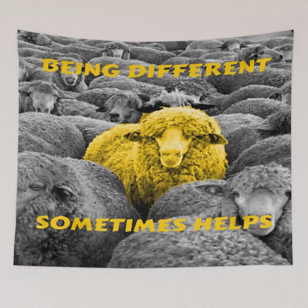Item preview, Being different sometimes helps. redecorate, refurbish,  designed and sold by jayne0524.