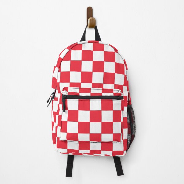 Item preview, Austrian National Colors | Plaid Pattern - Bright Red and White designed and sold by Dator-Abstracts.