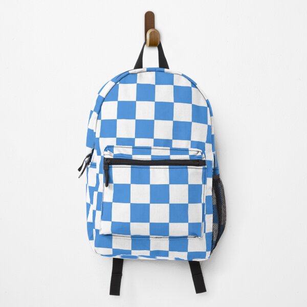 Item preview, UNO National Colors | Plaid Pattern - Matt Sky Blue and White designed and sold by Dator-Abstracts.