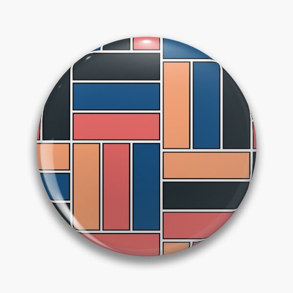 Item preview, Matt Soothing Colorful Basketweave Pattern - Modern Retro art designed and sold by Dator-Abstracts.