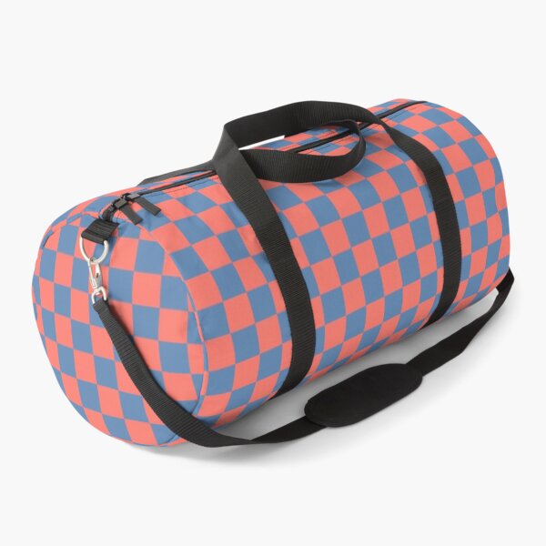Item preview, Modern Plaid Pattern - Dull Red and Blueish Grey designed and sold by Dator-Abstracts.
