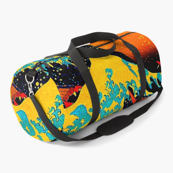 Item preview, Under The Great Wave Of Kanagawa - Warm Intense Color Version designed and sold by Dator-Abstracts.