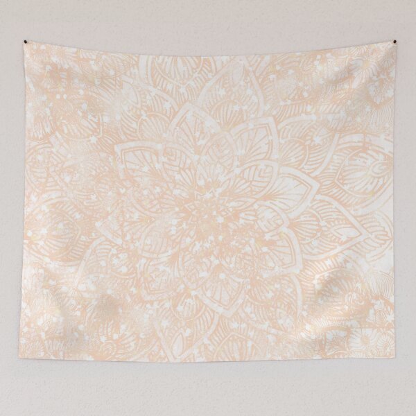 Item preview, Minimal Pale Pink Mandala with Glitter designed and sold by cadinera.