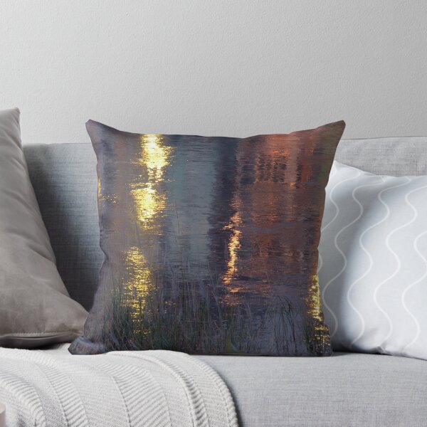 Item preview, Golden Water Reflections at Sunset Lao Cai City, Vietnam designed and sold by worldways.