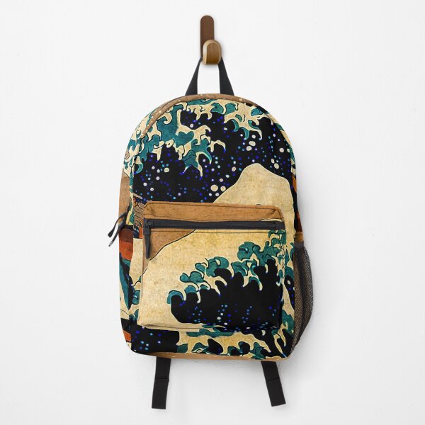 Item preview, Cozy Great Wave Of Kanagawa - Vintage Smooth Version designed and sold by Dator-Abstracts.