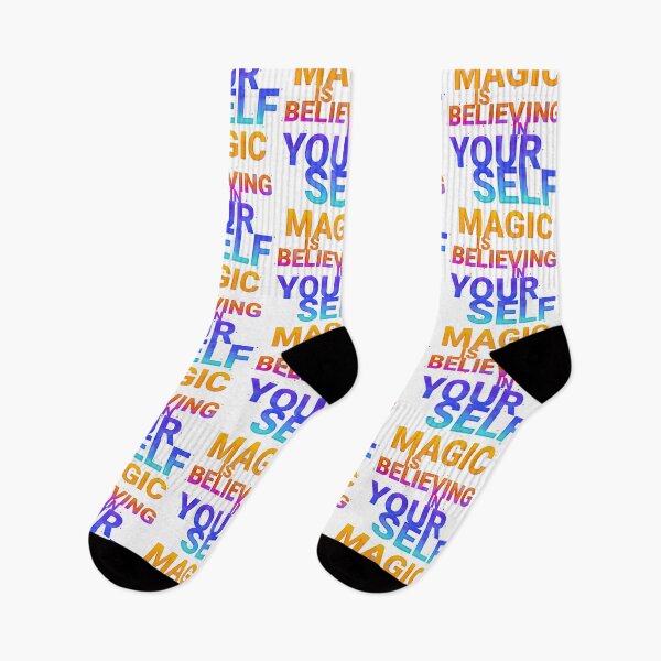 Item preview, Motivational Quote Positive Affirmation Inspirational Words Believe in yourself. It works like magic. Magic is believing in yourself. designed and sold by Sandra Brezina.