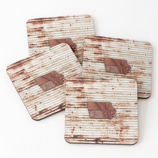 Item preview, Red Rust Iowa State Shape designed and sold by Jared Davies.