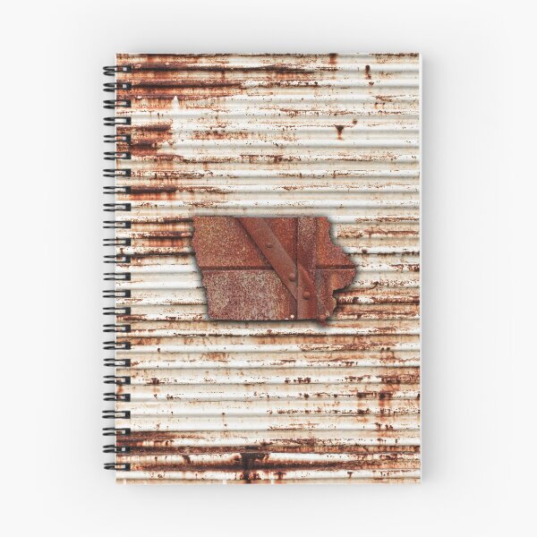 Item preview, Red Rust Iowa State Shape designed and sold by Jared Davies.