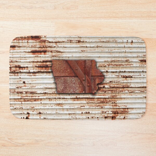 Item preview, Red Rust Iowa State Shape designed and sold by Jared Davies.