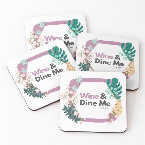 Item preview, Wine & Dine Me designed and sold by KaymediaDesign.